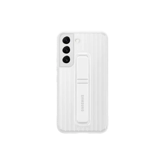 Cover Samsung S22 Rainbow Standing Case - White